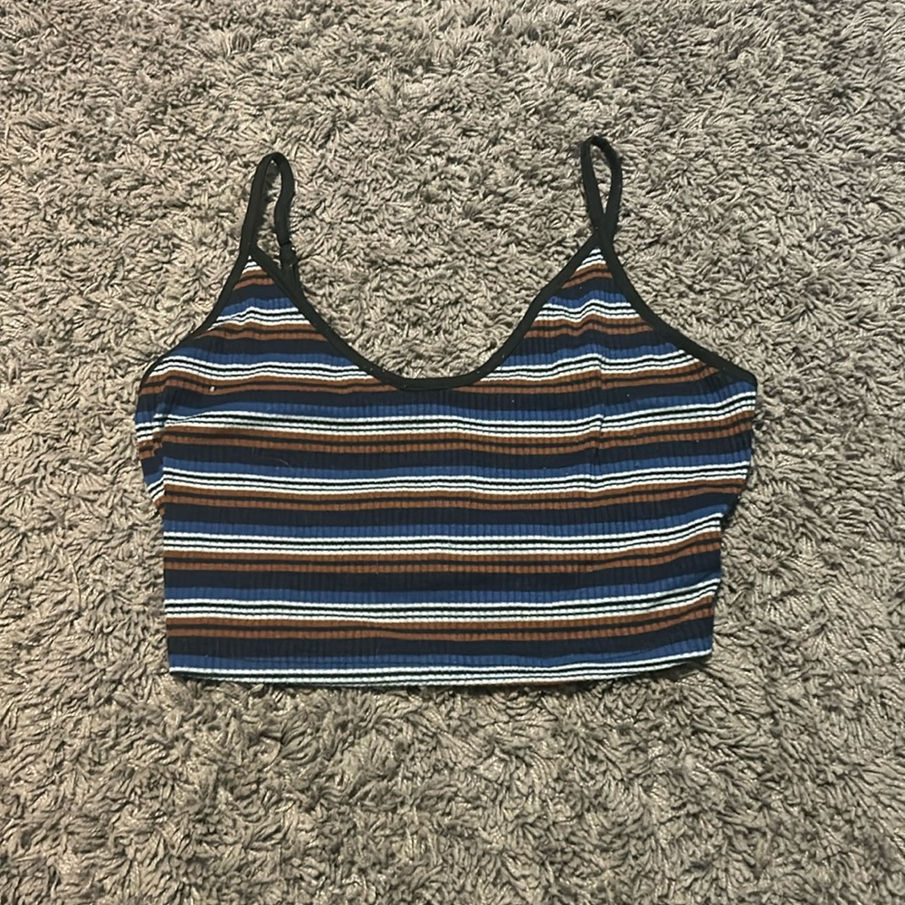 Striped Crop Top